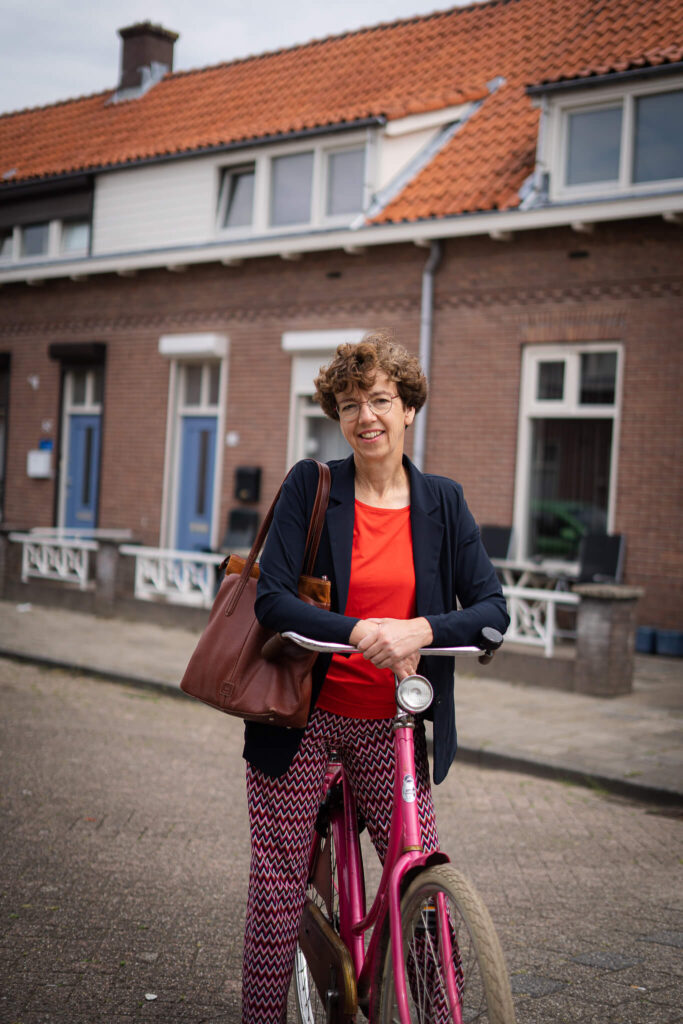 Franceline Visser fiets Woningcorporaties en gemeenten Franceline Visser fiets Woningcorporaties en gemeenten